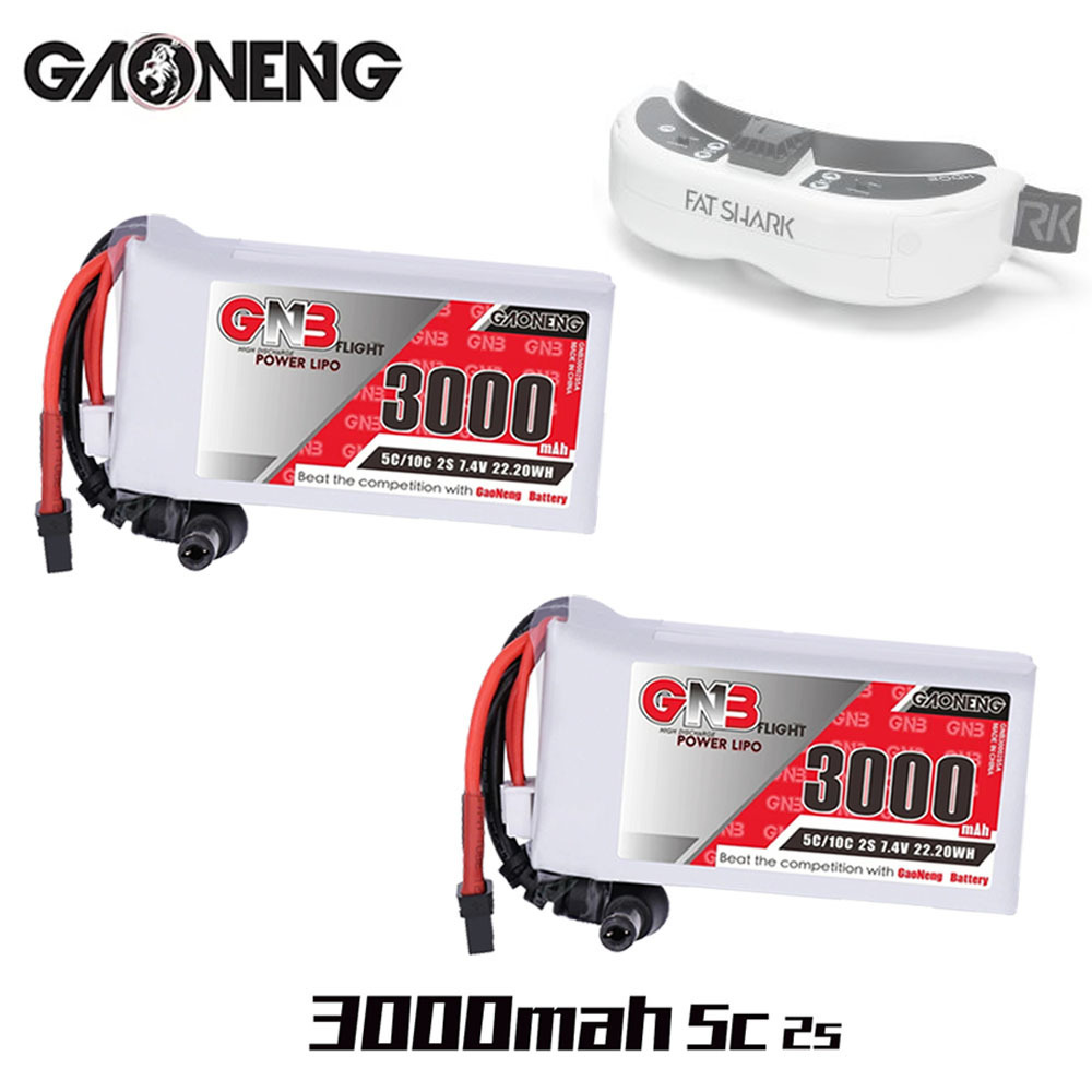 Skyzone Sky04X Pro Oled Fpv Goggles - Gnb 2s 7,4 v 3000mah 5c/10c